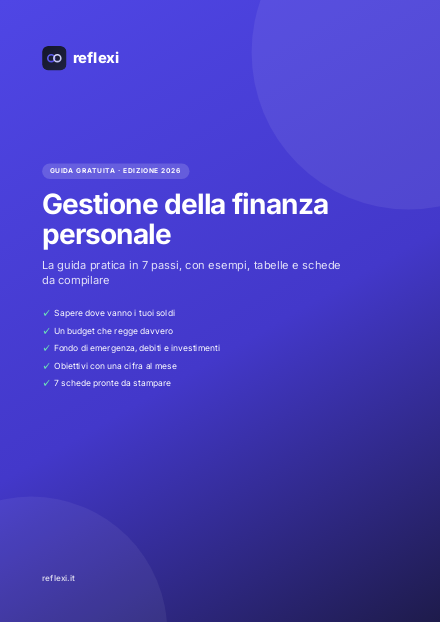 Copertina della guida in PDF Gestione della finanza personale